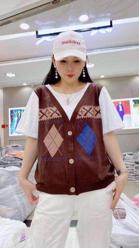 2021针织拼接，女装，欧奢曼ST