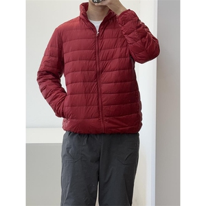 高品 户外立领男女轻量化排骨羽绒服宽松休闲保暖外套 A1149-P88图片