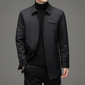新款加厚脱卸内胆羽绒服中年男商务休闲保暖外套YYYR028893-P250图片
