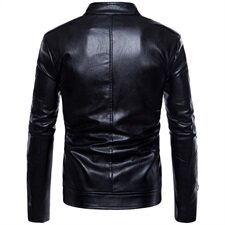 2021春季新款外贸大码男装立领机车皮衣型男皮夹克1812-B025-P95，男装皮衣，星座1812