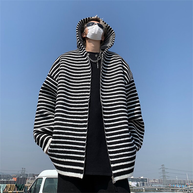 秋冬新款休闲开衫毛衣男宽松百搭针织外套MY09173-P58,男装针织衫/毛衣,星座308B-2
