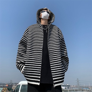 秋冬新款休闲开衫毛衣男宽松百搭针织外套MY09173-P58图片