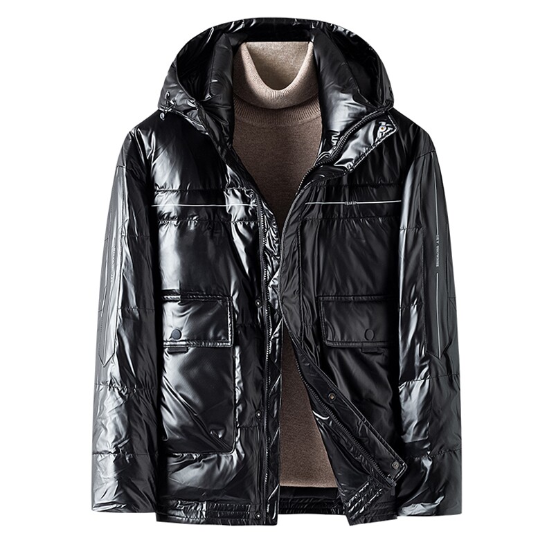 21冬装连帽宽松纯色羽绒服男士休闲保暖外套90%白鸭绒ZG2941-P270,男装羽绒服,电商B212（原钱塘6029）