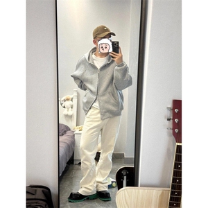 网络图现货卫衣外套男士运动连帽开衫夹克帅气上衣服RW12-P55