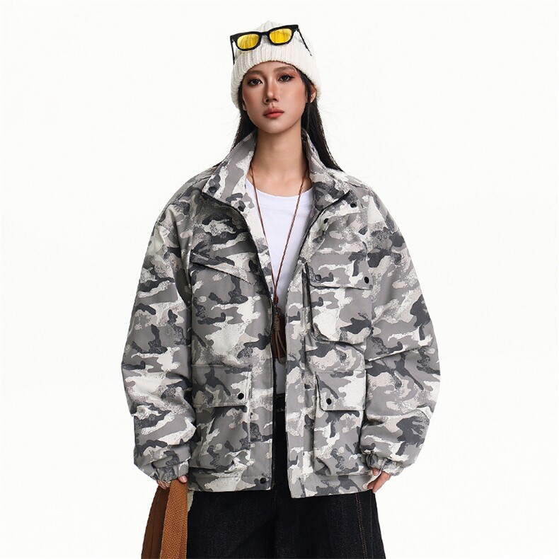 美式新款冬多口袋户外机能休闲棉衣外套A436-W995-P95138,男装棉衣,电商A436