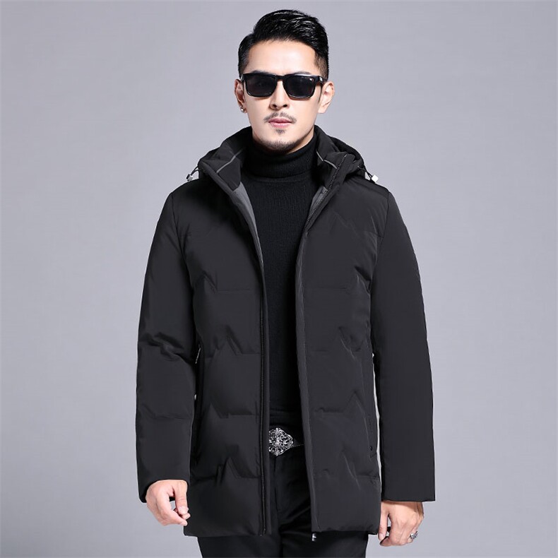 B7131钱塘2020-2羽绒服90白鸭绒可脱卸帽男装羽绒服P300,男装羽绒服,钱塘207-3