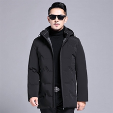 B7131钱塘2020-2羽绒服90白鸭绒可脱卸帽男装羽绒服P300，男装羽绒服，钱塘207-3