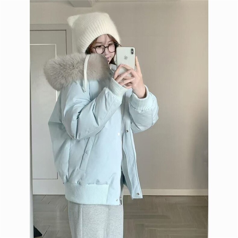 1506A/G78810/P94冬季时尚休闲风连帽面包服外套,女装短外套,星座1506A