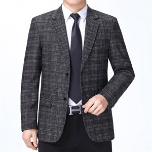 春秋季男士西服男装中年小西装外套高端单西休闲商务西装男,男装西服,电商B212（原钱塘6029）