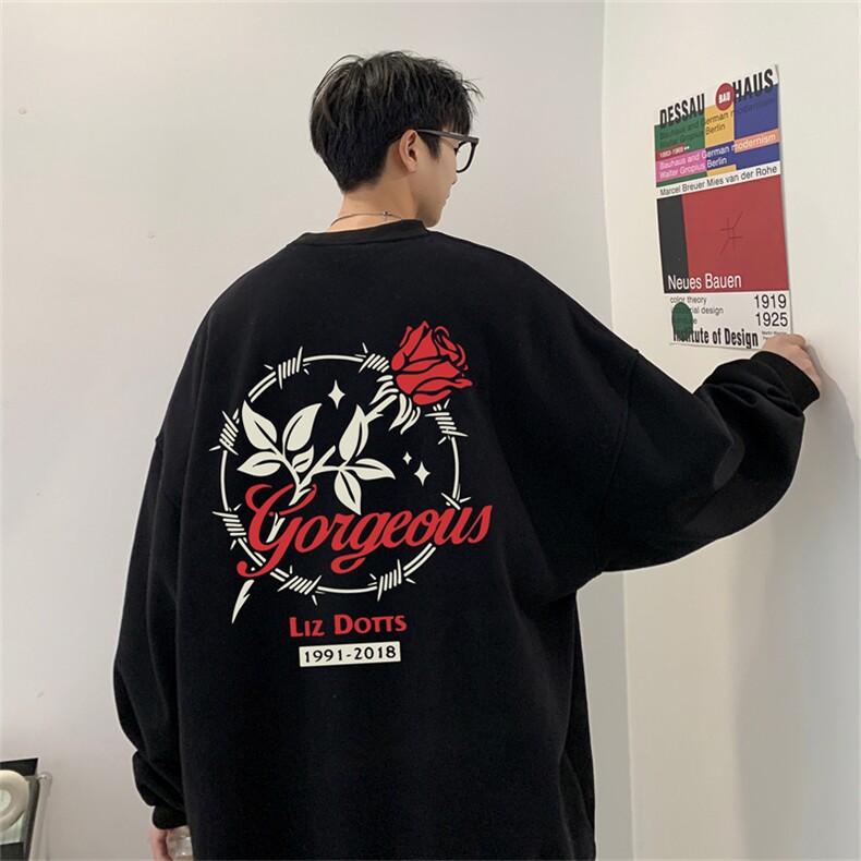 秋季新款 320G华棉圆领卫衣面布棉WH508-P35控58图片