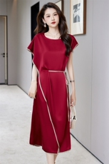 独特设计感连衣裙女夏小众2024新款法式气质名媛高端女神范高级感，女装连衣裙，火爆靓佳人