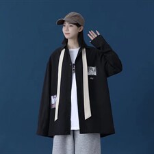 长袖衬衫(配领带)春款男港风潮流C8001P32，男装衬衫，星座1116-2