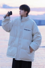 港风鳄鱼纹棉衣男手塞棉夹克PU皮棉服外套男8507P120控158，男装夹克，星座227-7