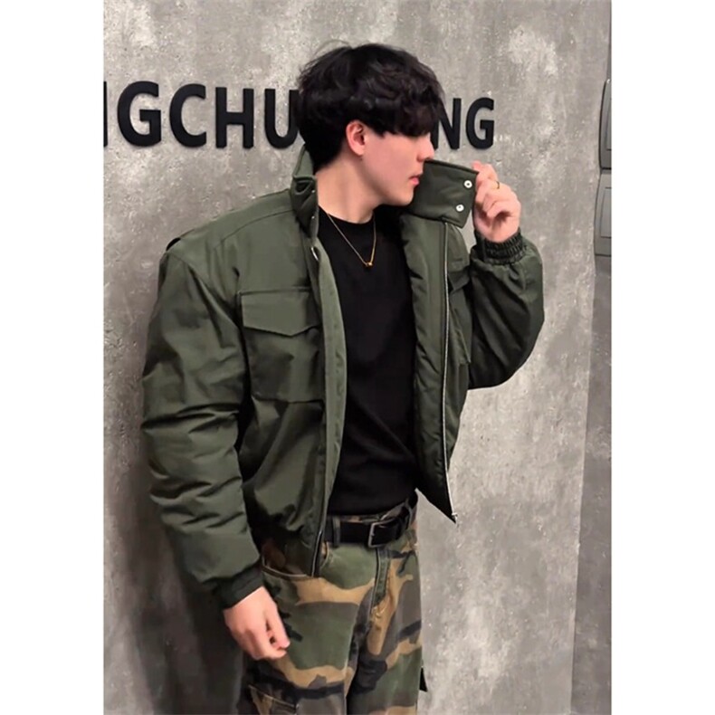 骑兵服棉衣外套加厚显壮肩宽硬汉工装夹克棉服MY5016特P88,男装夹克,星座908-1