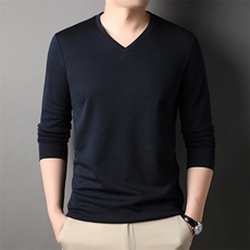 AG88152钱塘2020-3春季新款中年男士时尚休闲长袖T桖高品质P53，男装T恤，钱塘207-3