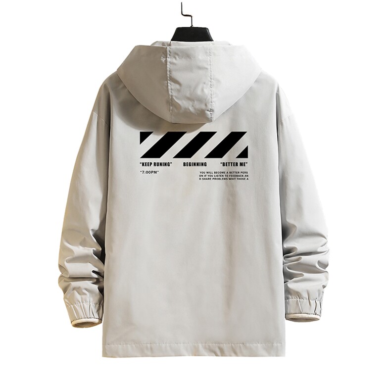 JK65128-P45连帽夹克男大码胖子棒球服上衣外套砖墙挂拍,男装夹克,电商A040A