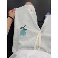 小花刺绣短裤男夏季外穿美式潮流宽松简约五分裤DAA103-P32，男装牛仔裤，星座208-5