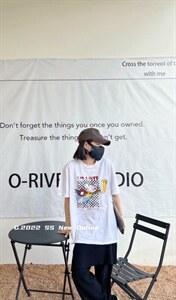 卡通图案纯T 黑白2色 均码 现货,其它,G