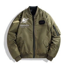 加绒加厚棉衣强力悍冬飞行棉服双面穿潮牌时尚加厚棉衣流行户外运，男装棉衣，星座210-5(原414-2)