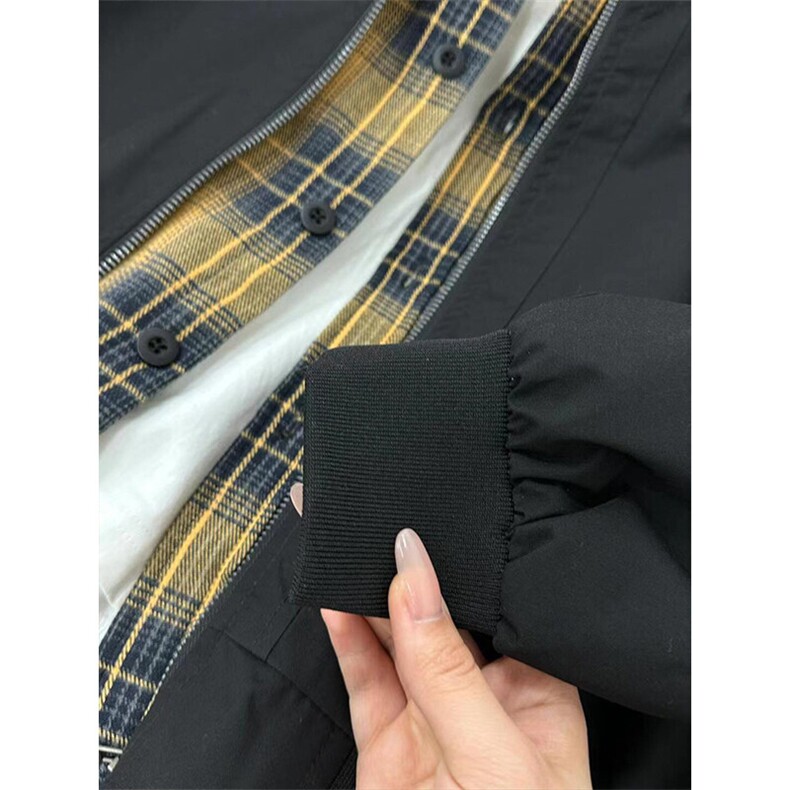 黑色ma1飞行员夹克外套男短款春秋季cleanfit工装棉服夹棉棒球服,男装夹克,电商B221