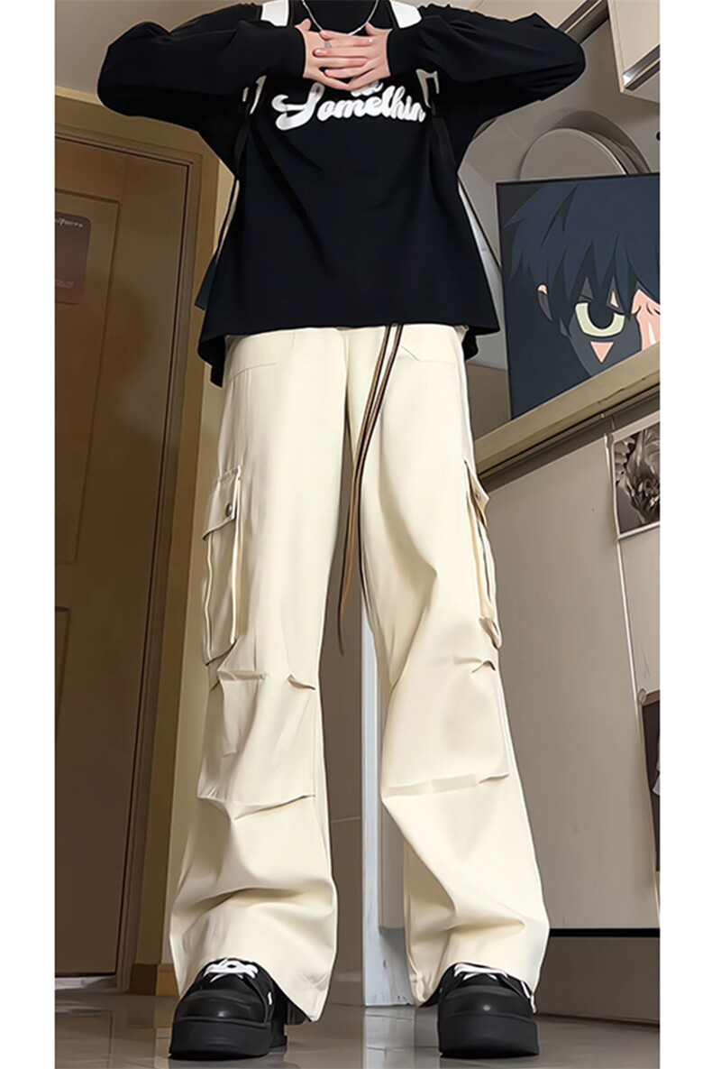 工装裤休闲裤男士春季直筒工装裤美式冬季防水秋冬运动户外情侣,男装工装外套,电商B312
