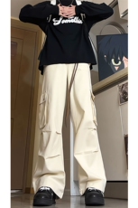 工装裤休闲裤男士春季直筒工装裤美式冬季防水秋冬运动户外情侣，男装工装外套，电商B312