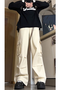 工装裤休闲裤男士春季直筒工装裤美式冬季防水秋冬运动户外情侣图片