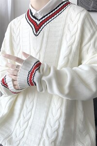 毛衣男韩版潮流时尚V领量大有差价主推款A161-2-M2050-P65图片