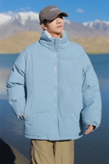抖音直播连帽棉衣假两件加厚棉袄情侣款百搭面包服MY111-P65，男装棉衣，星座1402-1