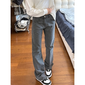 港风美式高街ins潮流百搭修身直筒休闲牛仔裤XZ213-K6666-P65控78图片