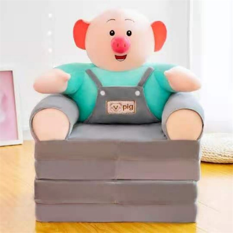 爆款小猪沙发座椅精品，广煊毛绒玩具厂
