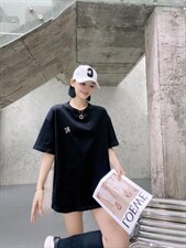 韩版时尚休闲短袖T恤，女装T恤，璐玩美