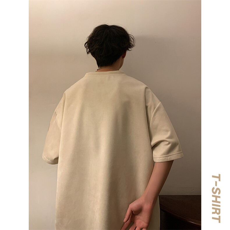 新款短袖男港风暖夏季T恤休闲百搭印花圆领T恤男上衣TC3137-P35,男装T恤,星座717