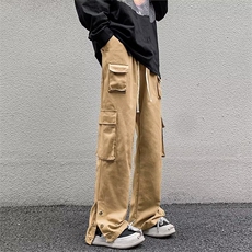 ins工装裤男裤子男士休闲裤子男韩版潮流宽松休闲裤LCK101P55，男装休闲裤，星座1116-2