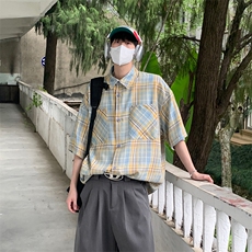 特P35无差价新款夏季时尚潮流百搭衬衫-HC2253日系相机风，男装衬衫，电商A003