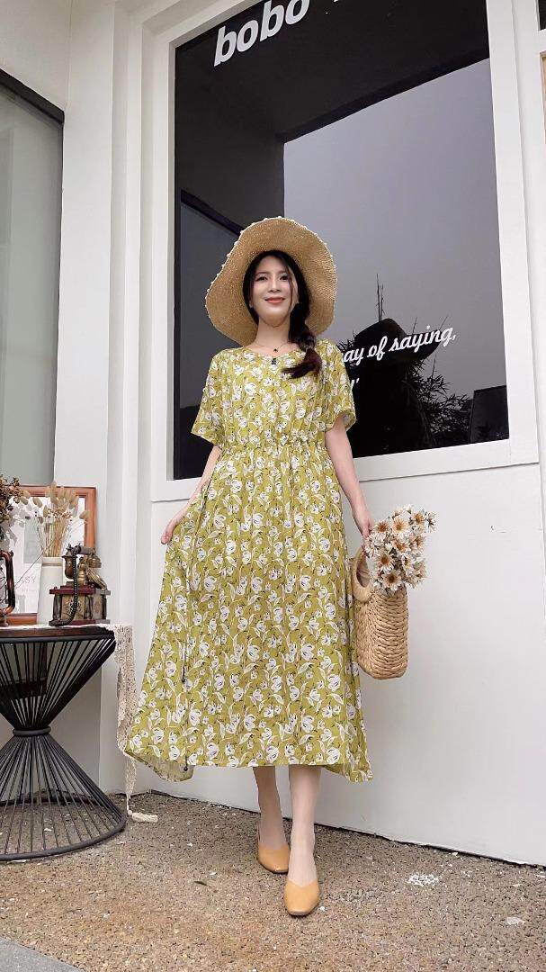 纯苎连衣裙小衫裤子裙子衬衣 时尚风 风淑女风休闲风，女装连衣裙，川哲