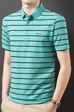 T恤男士短袖2023夏季新款男时尚简约Polo打底衫中年舒适男装上衣，男装T恤，电商B212（原钱塘6029）