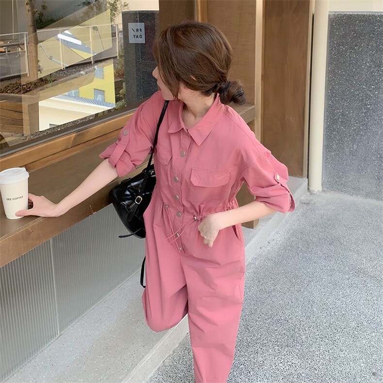 现货2025春秋长款时尚连衣裤2C037922P115K168,女装连体裤,2C037