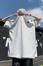 8XL-M重磅！特大码T潮牌上衣男中性华夫格短袖T恤DX304P25控39，男装T恤，电商D206-1