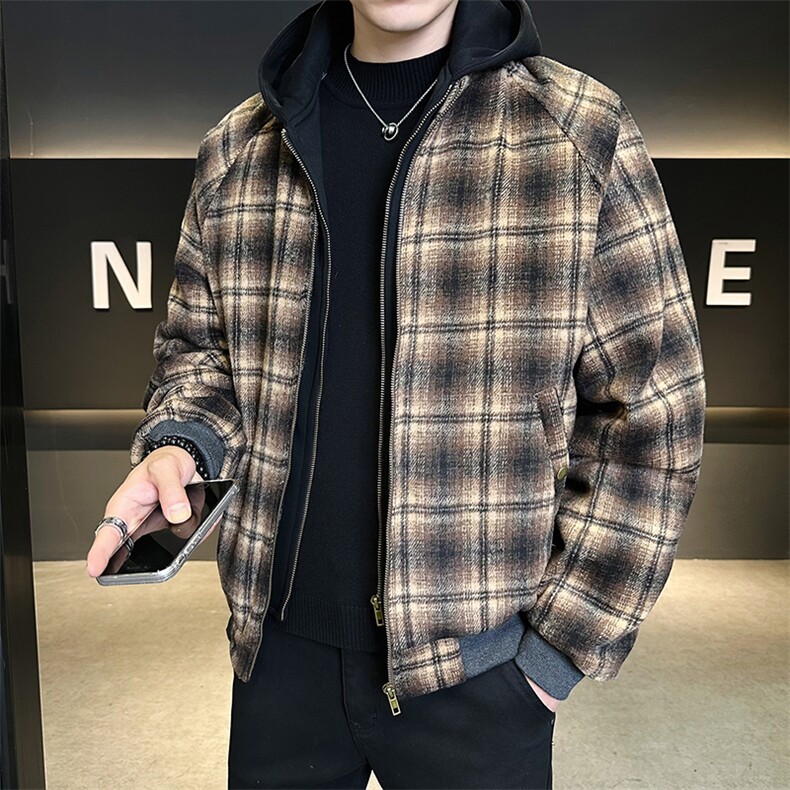 现货标50白鸭绒假两件男装羽绒服宽松板B317-Y000-P258,男装羽绒服,电商B317