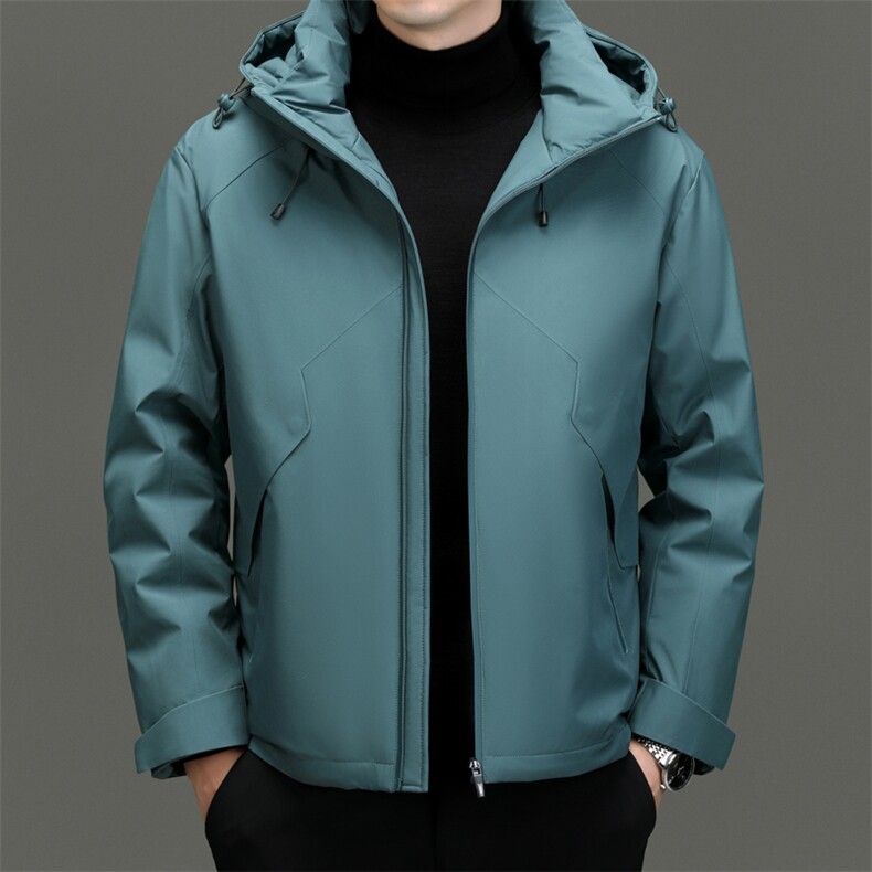 BNYR3996钱塘2020-2时尚简约冬季厚款中年男士90鸭绒羽绒服P265图片