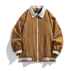 2024春季韩版潮流撞色拼接棒球服翻领外套夹克904-JK1121-P63，男装夹克，星座904