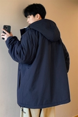 港风两面穿羊剪绒棉衣男宽松加厚棉衣外套MY8950-P98，男装棉衣，星座1204