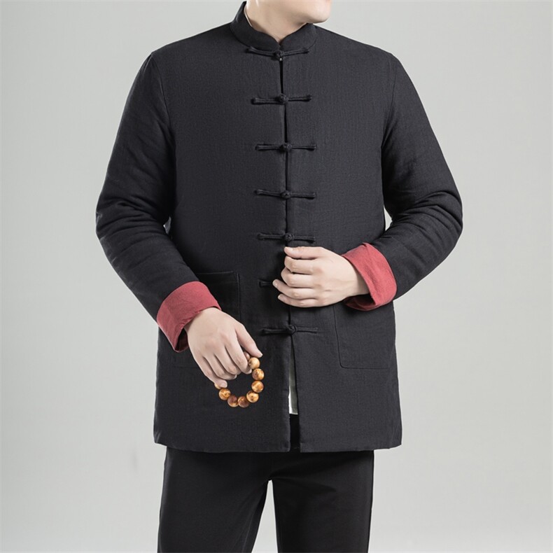 现货高品质冬季风男装保暖棉衣唐装加厚大码外套8685-P185,男装棉衣,星座1105-3