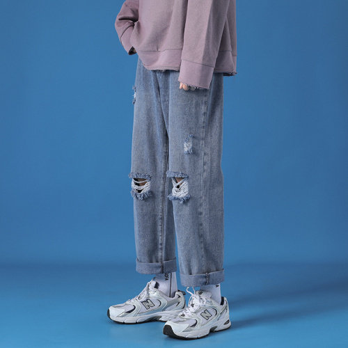 21年秋季港风牛仔裤中性风牛仔裤女高品质现货DS-A160-1-8613-P45,男装牛仔裤,电商C323-1