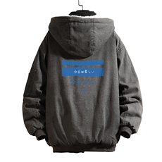 NM53033-P140牛仔外套男大码加厚加绒衣男羊羔毛服男，男装棉衣，电商A040A