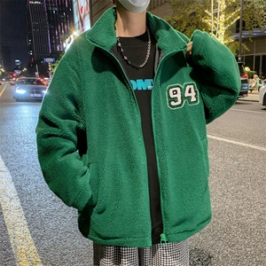 22冬装新款 港风羊羔毛夹克外套日系复古情侣ins潮 JK30/P100图片