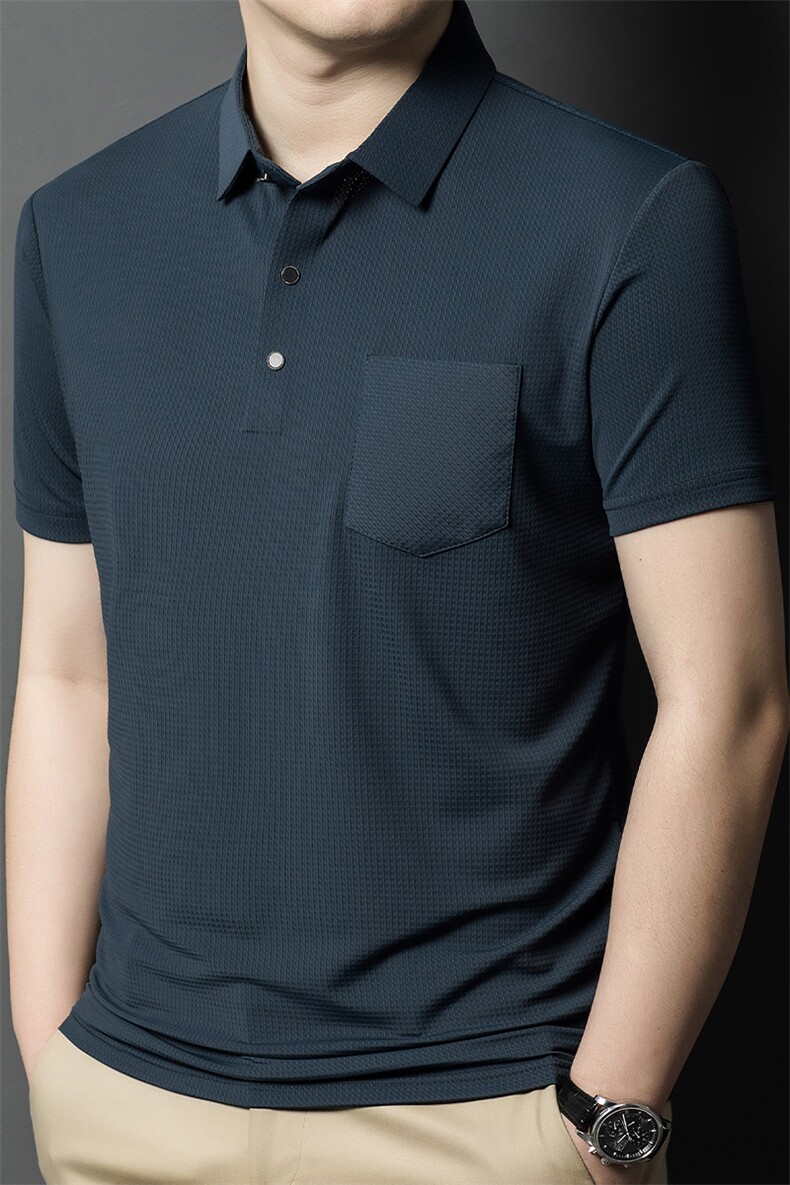 F7001男士2024年夏季新款百搭带口袋T恤男短袖日常休闲体恤男装,男装T恤,电商B360