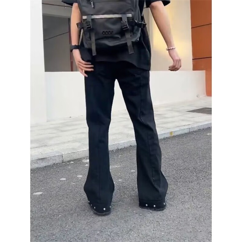 26@复古铆钉牛仔裤男女美式cleanfit设计感休闲裤K71546-P42网图,男装牛仔裤,电商B245