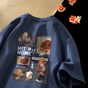 量大优 供视频 230g重磅纯棉短袖t恤男 XT366-特P19图片